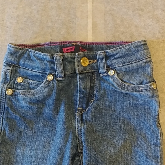 Levi's Flare Jeans Size 3T Pocket/Adjustable Waist - Picture 6 of 9